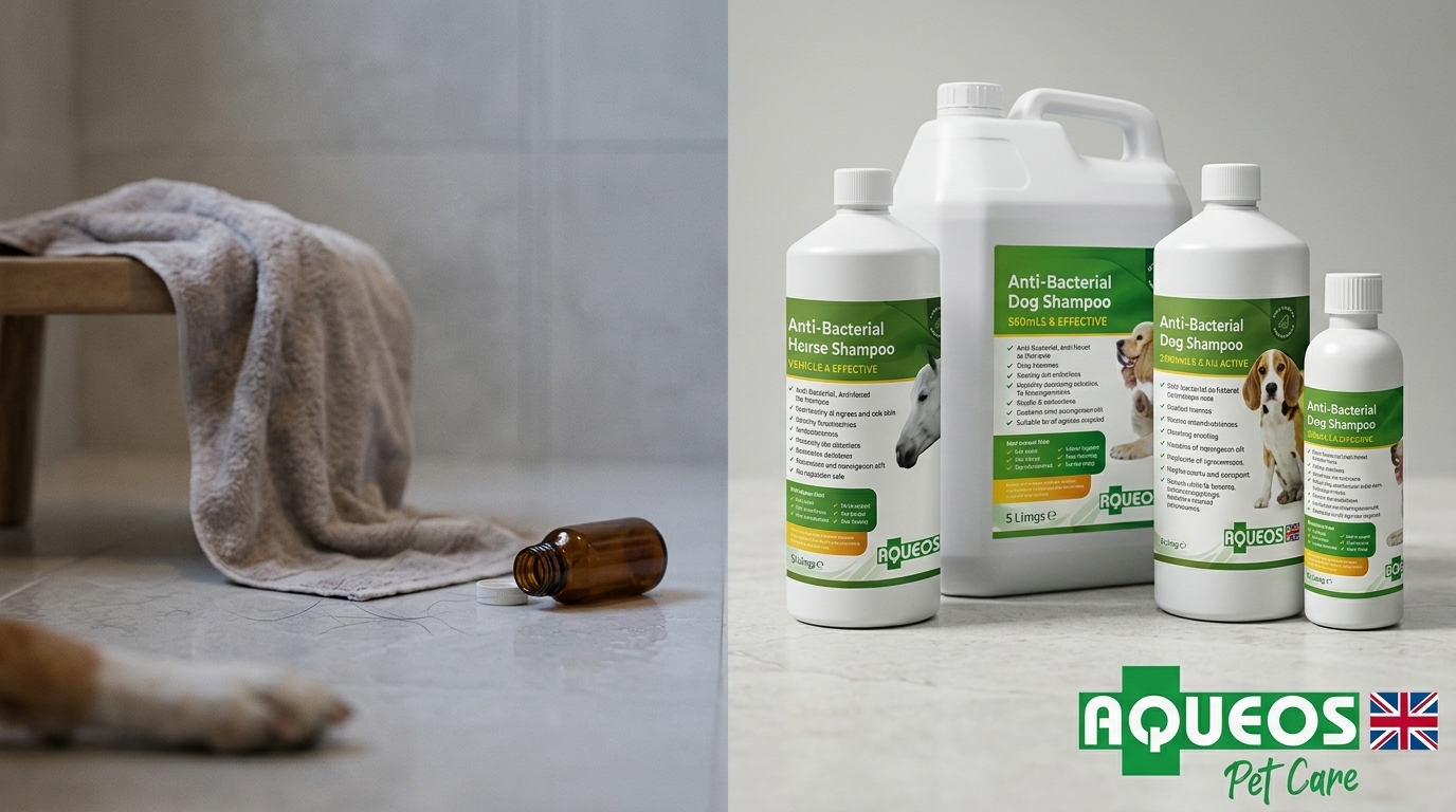 Medicated Dog Shampoo for Itchy Dogs Aqueos