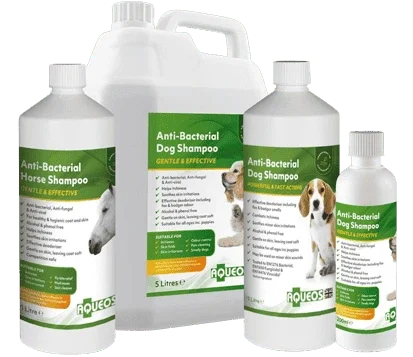 Aqueos pet and equine hygiene products