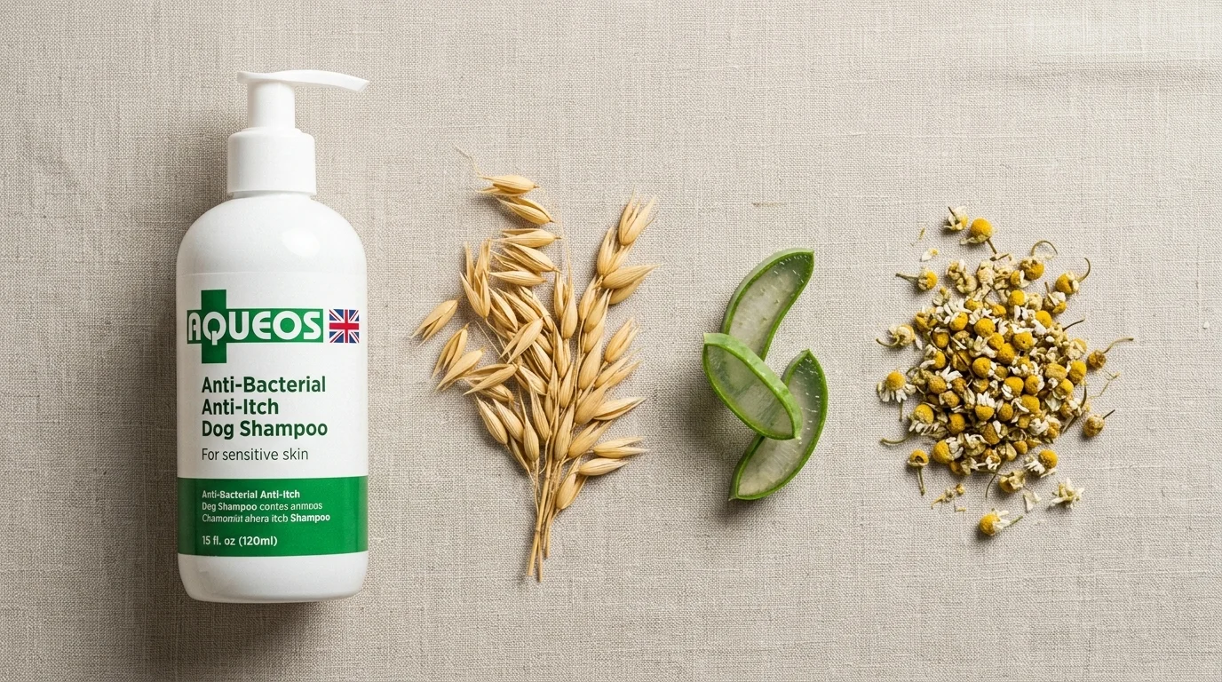 Natural Dog Shampoo for Gentle Cleaning Aqueos