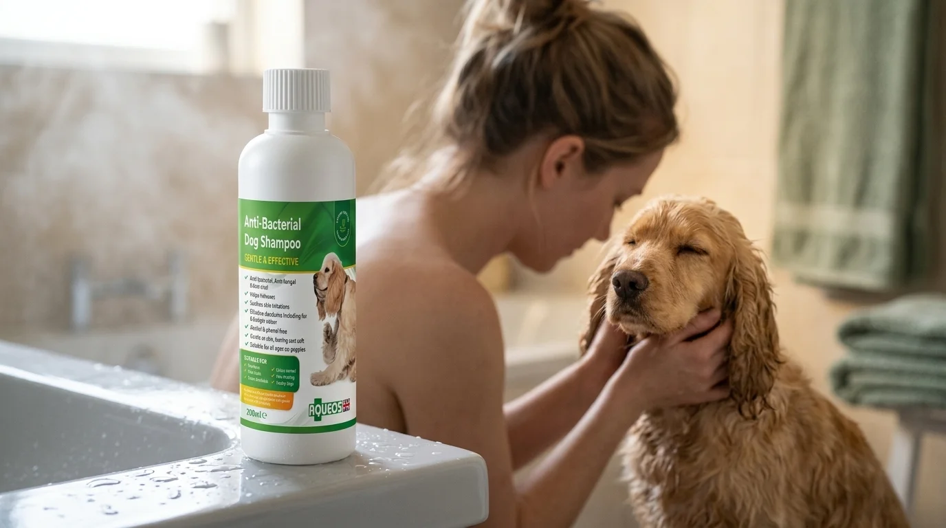 Hypoallergenic Dog Shampoo for Gentle Washing Aqueos