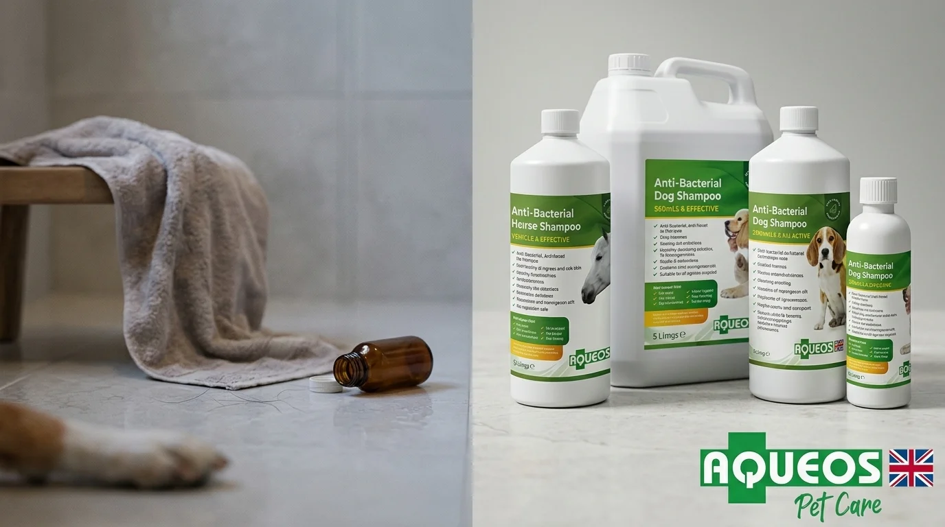 Medicated Dog Shampoo for Itchy Dogs Aqueos