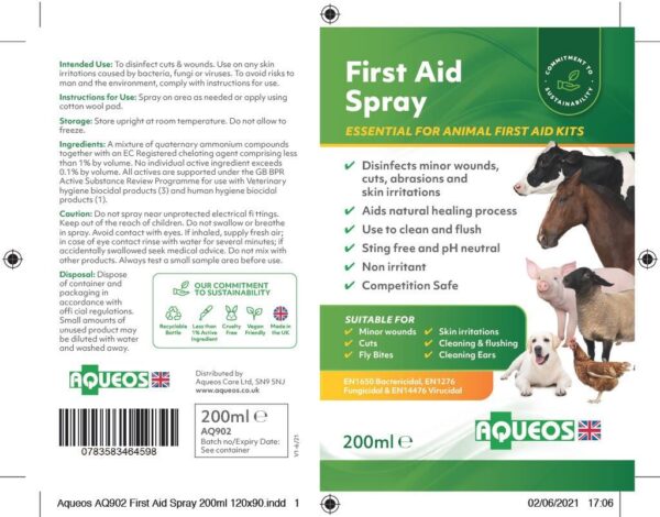 First Aid Spray for Animals 200ml-3
