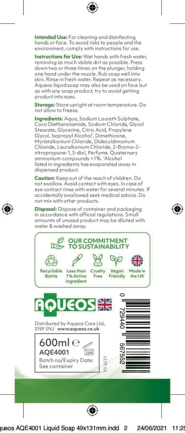 Equine Liquid Soap 600ml-2