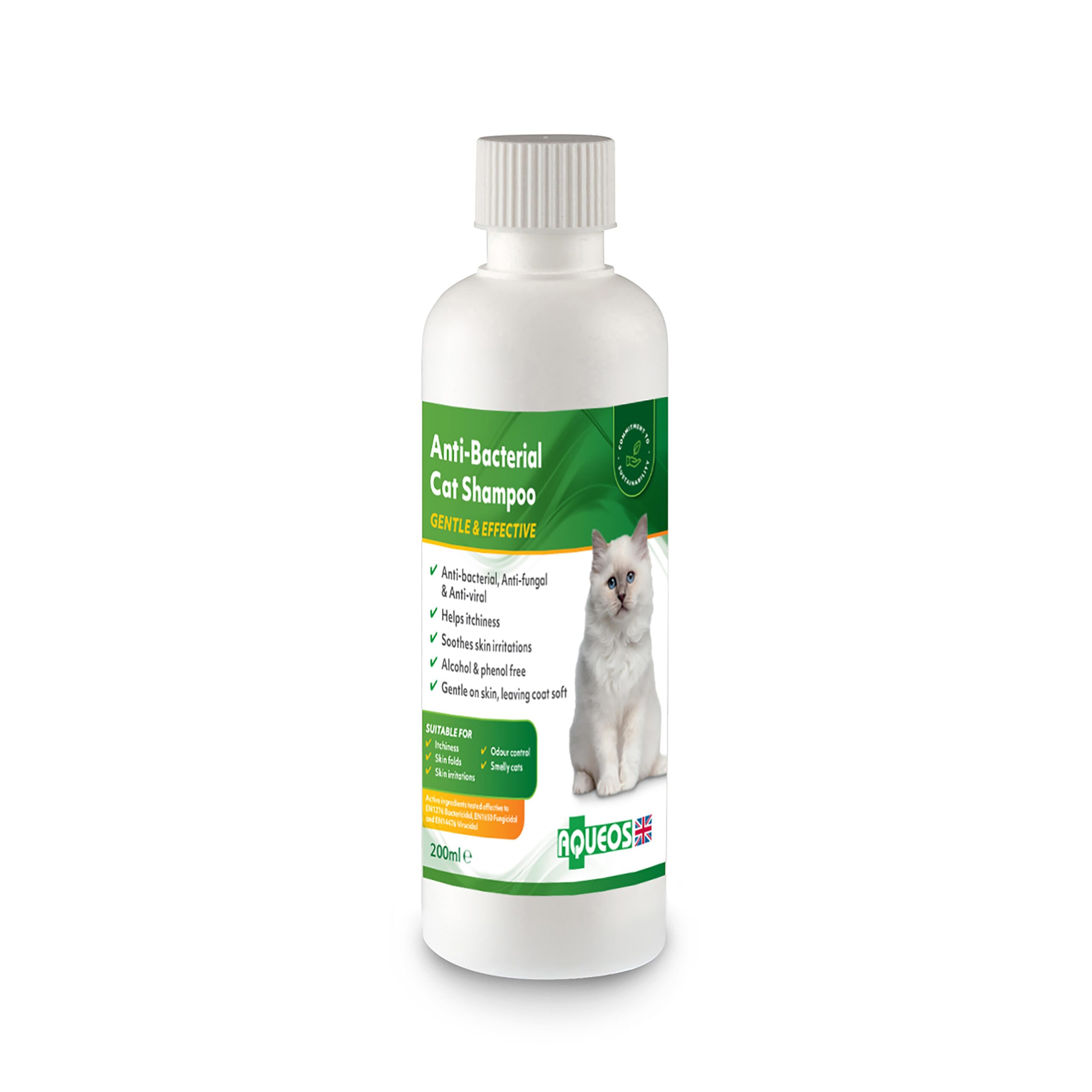 anti-bacterial, anti-fungal cat shampoo-0