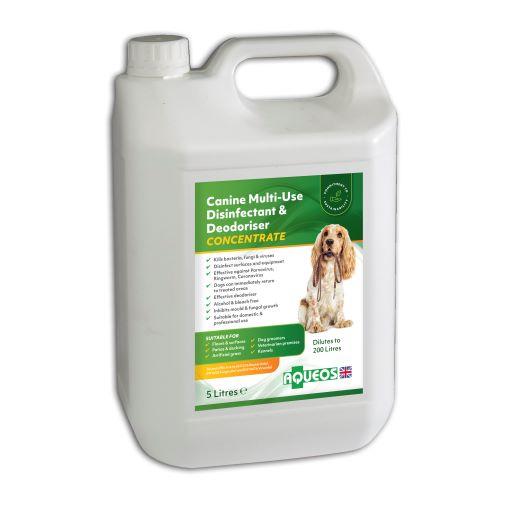 Canine & Multi-Use Disinfectant Concentrate (dilutes to 200 Litres) Canine Disinfectant for surfaces and equipment-0