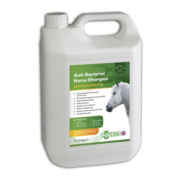 Anti-Bacterial/Anti Itch Horse Shampoo 5L Anti-Bacterial, Anti-Fungal Horse Shampoo for itchy horses-0
