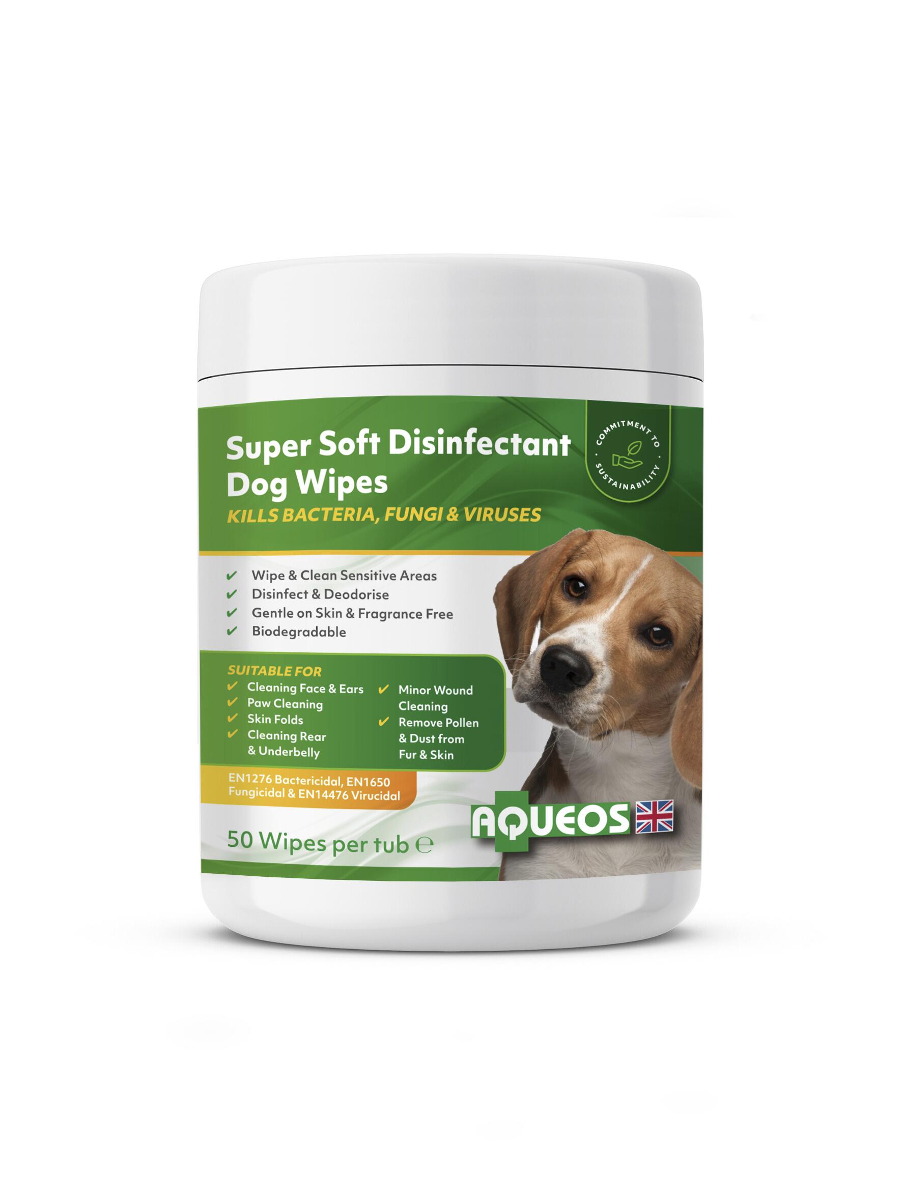 Super Soft Disinfectant Dog Wipes Tub-0