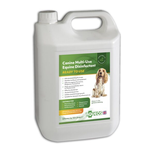 Canine Multi-Use Disinfectant 5L (Dilutes to 10L) Canine disinfectant for surfaces-0
