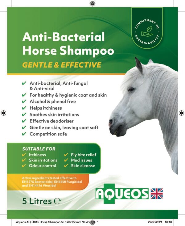 Anti-Bacterial/Anti Itch Horse Shampoo 5L-2
