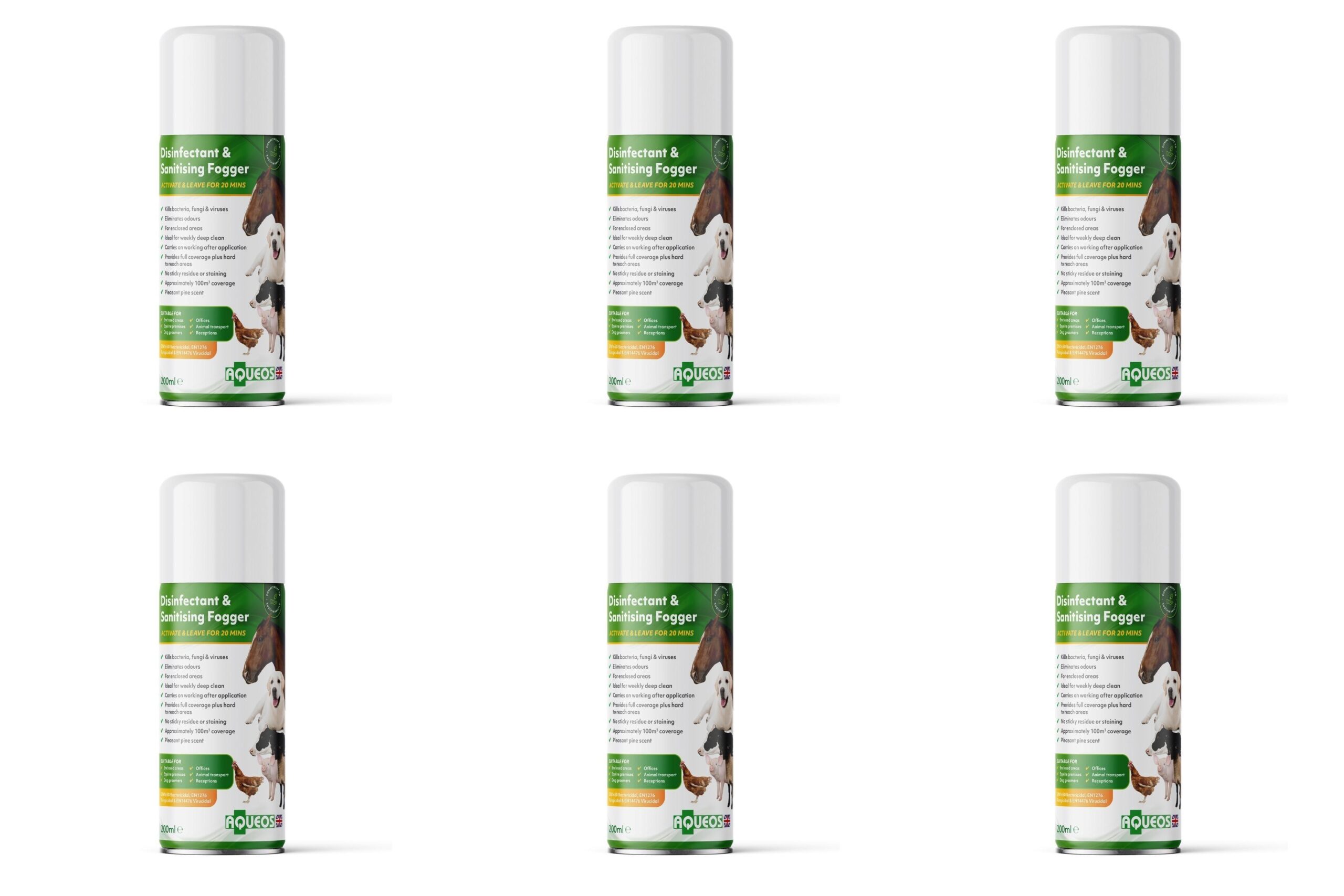 12 x Weekly Deep Clean Disinfectant & Sanitising Foggers-0