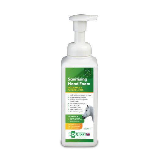 Equine Hand Sanitising Foam 600ml Aqueos Hand Sanitiser-0