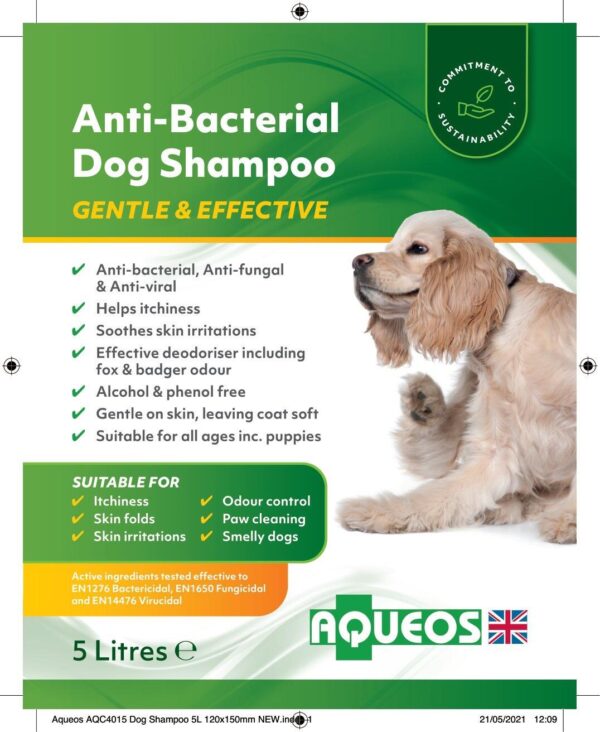 Anti-Bacterial/Anti-Itch Dog Shampoo 5L-3